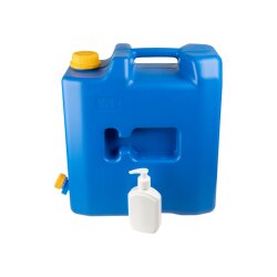 15L Wasserkanister mit Kunststoffventil + Spender...