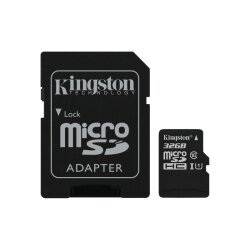 Kingston Canvas Select 32 GB microSDHC-Speicherkarte der Klasse 10